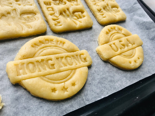 Made in Hong Kong/HK (香港製造) Cookie Cutter - Minibus Plate/Round Design