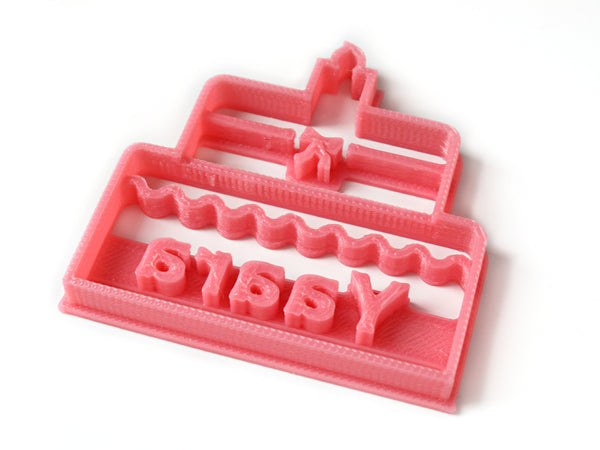 Birthday / Wedding CAKE Custom Cookie Cutter