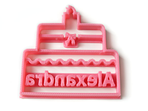 Birthday / Wedding CAKE Custom Cookie Cutter