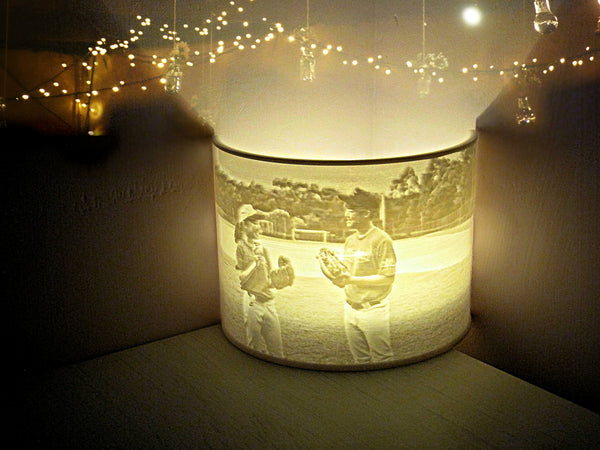 Custom Photo Night Light, Lithophane Lamp, LED Tealight Holder