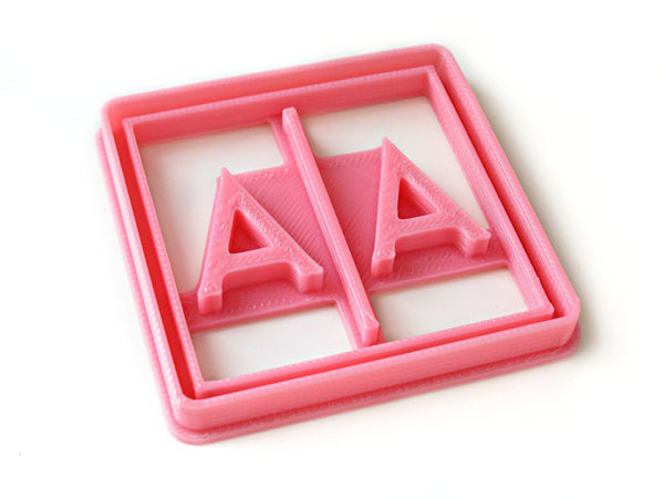 2-Letters MONOGRAM Custom Cookie Cutter