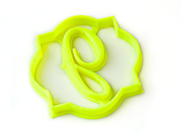 1-Letter MONOGRAM Custom Cookie Cutter