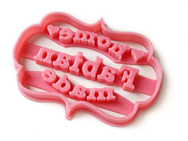 HOMEMADE Custom Name / Brand Cookie Cutter