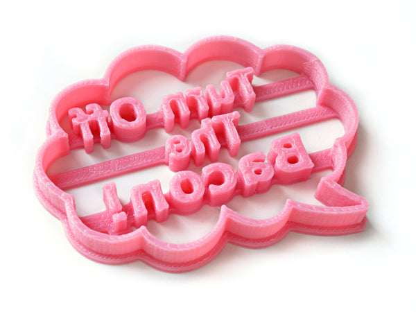 Custom Message / Speech Bubble Cookie Cutter