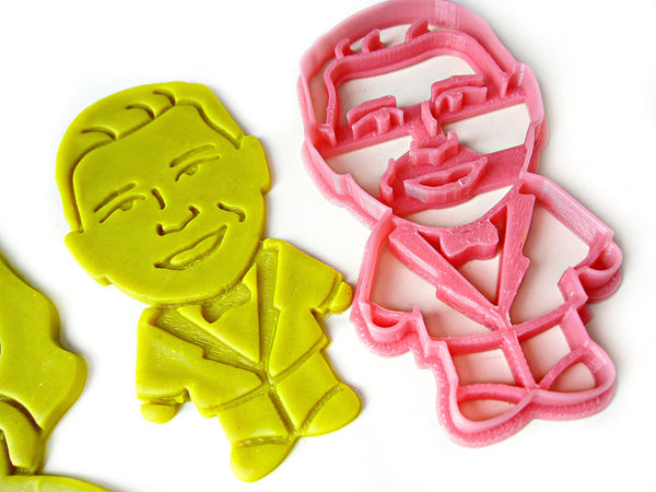 Bride & Groom Portrait Custom Cookie Cutter