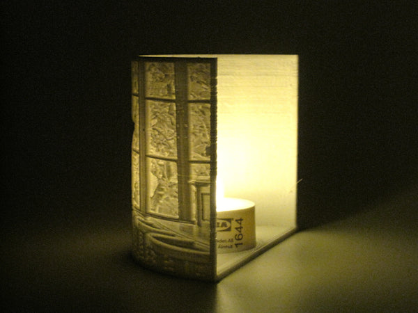 Custom Photo Night Light, Lithophane Lamp, LED Tealight Holder