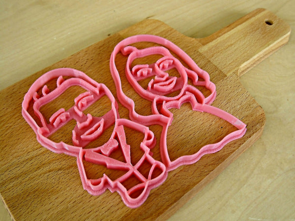 Bride & Groom Portrait Custom Cookie Cutter