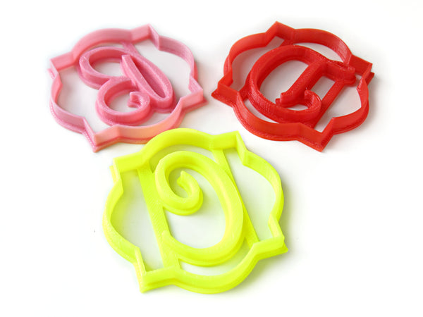 1-Letter MONOGRAM Custom Cookie Cutter