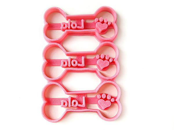 Multi Dog Bones Custom Cookie Cutter