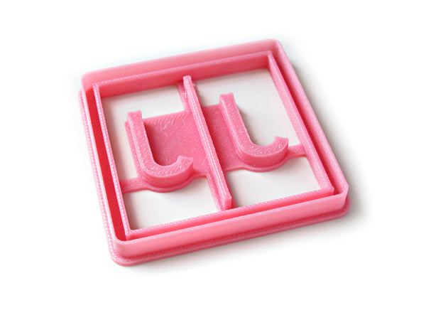 2-Letters MONOGRAM Custom Cookie Cutter