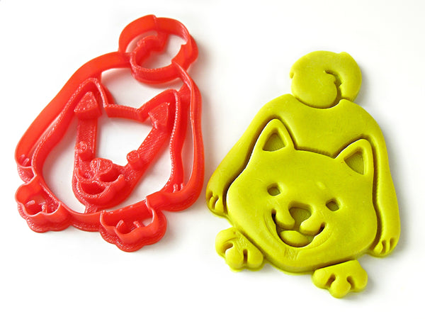 Shiba Inu / Akita Inu Portrait Cookie Cutter