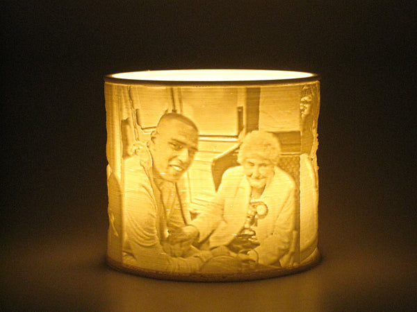 Custom Photo Candle / LED Tealight Holder, Lithophane Lamp