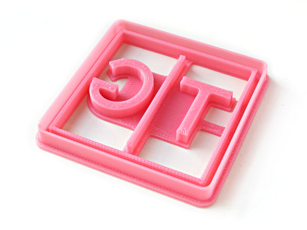 2-Letters MONOGRAM Custom Cookie Cutter