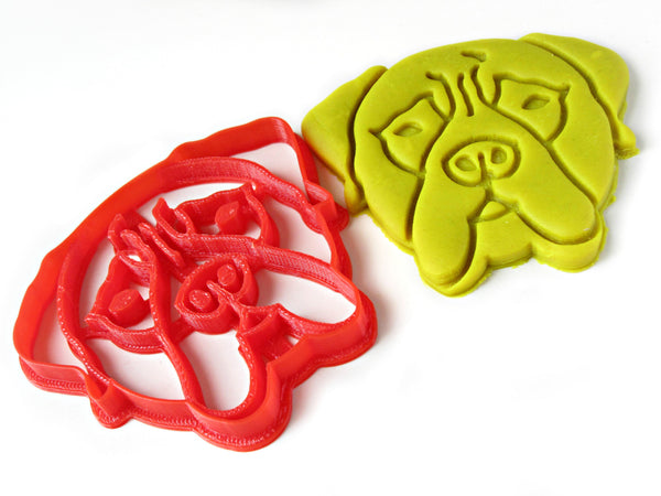 Bulldog Portrait Cookie Cutter