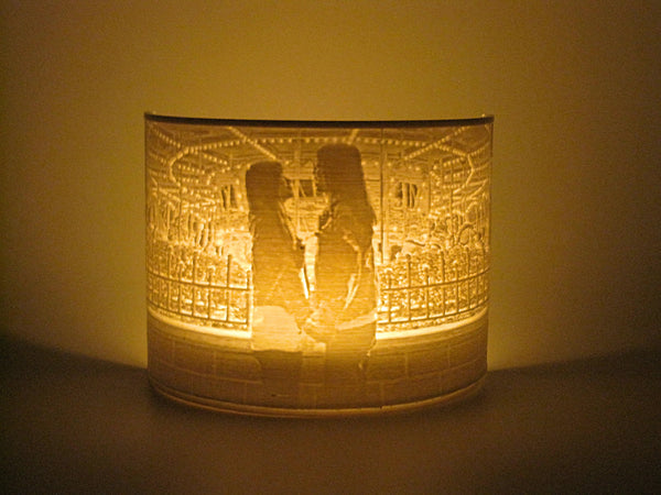 Custom Photo Night Light, Lithophane Lamp, LED Tealight Holder