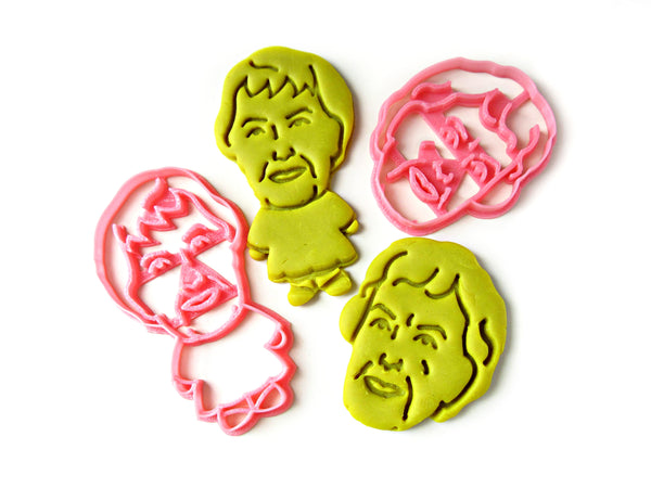 Custom PORTRAIT Cookie Cutter Set-2 pcs