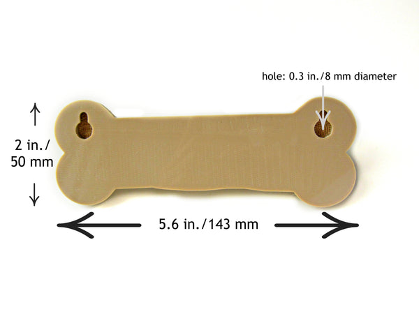 Personalized Dog Bone Sign / Custom Dog Leash Hanger