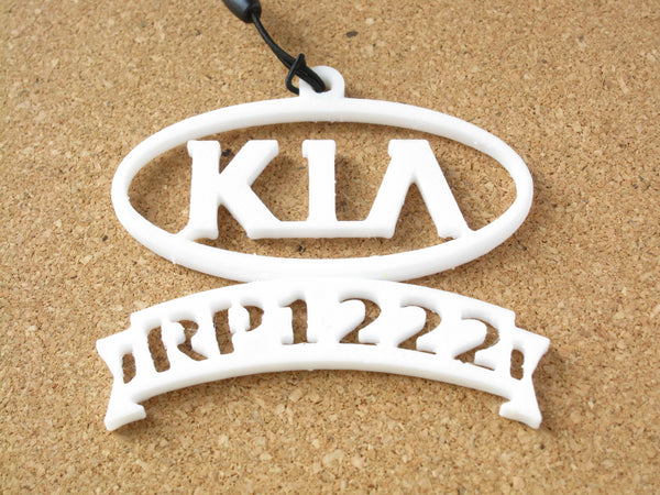 Custom Logo Car Ornament, RearView Mirror Hanging Charm