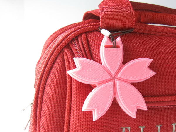 Sakura Custom Luggage Tag, Cherry Blossom Bag Tag