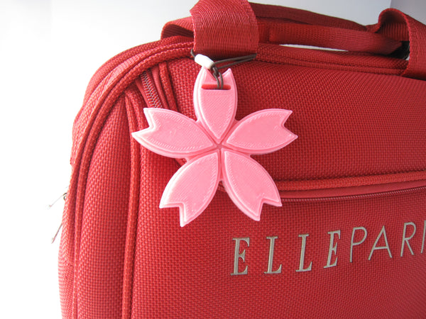 Sakura Custom Luggage Tag, Cherry Blossom Bag Tag