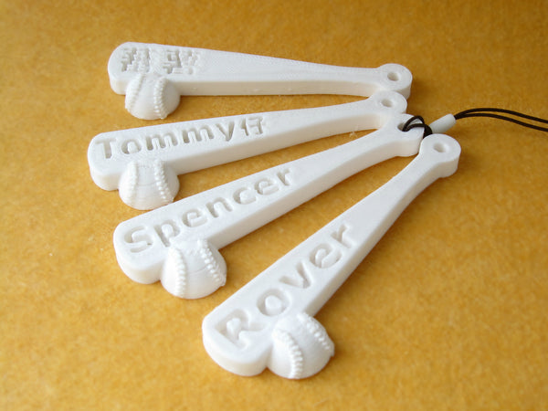 Personalized Baseball / Softball Bat Ornament