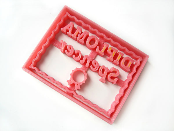 Graduation Diploma / Certificate Custom Cookie Cutter