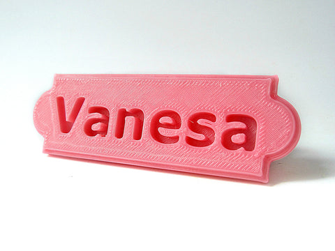 Name Plate, Custom Name Tag, Door Sign (Solid style)