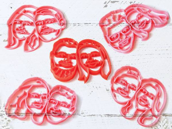 Custom COUPLE Portrait Cookie Cutter