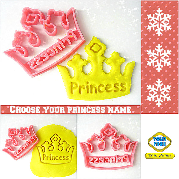 CROWN / TIARA Custom Princess Cookie Cutter