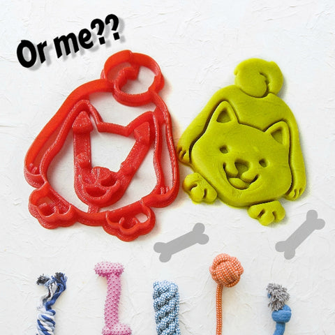 Shiba Inu / Akita Inu Portrait Cookie Cutter