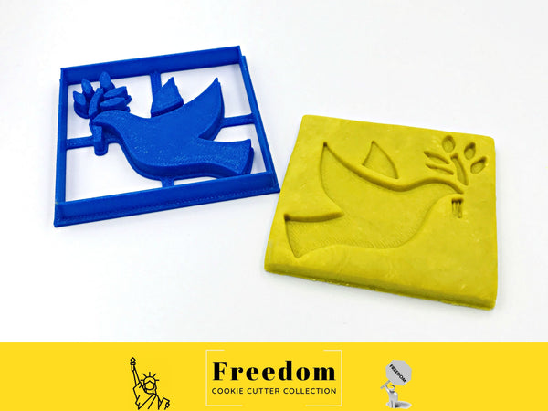 Freedom Torch, Fight for Freedom Fist, Freedom Bird / Dove Cookie Cutter