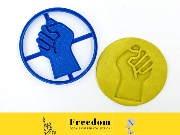 Freedom Bird/Dove, Fight for Freedom Fist, Freedom Torch Cookie Cutter