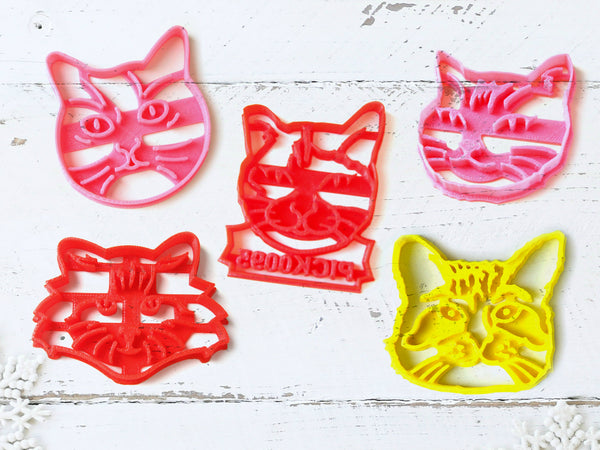 PET Portrait Custom Cookie Cutter