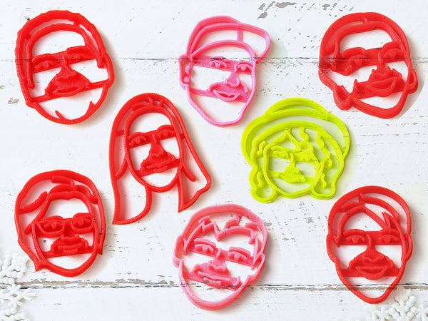 Custom FAMILY PORTRAIT Cookie Cutter Set-4 pcs