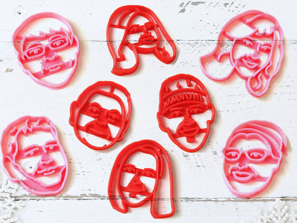 Custom FAMILY PORTRAIT Cookie Cutter Set-4 pcs