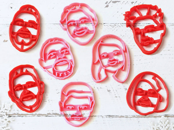 Custom FAMILY PORTRAIT Cookie Cutter Set-4 pcs