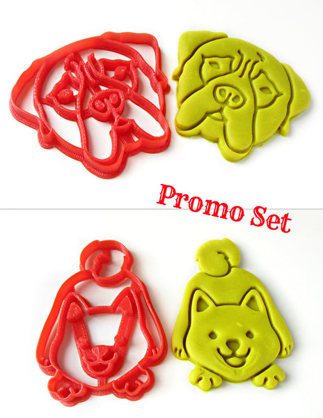 Bulldog Portrait Cookie Cutter